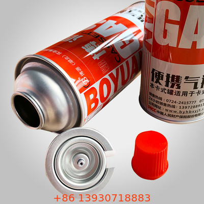 Dia 65mm  Camping Butane Gas Canister 400ml Butane Stove Canister