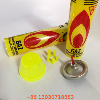 40mm Valve Included Butane Gas Lighter Refill  For Outdoor Cooking