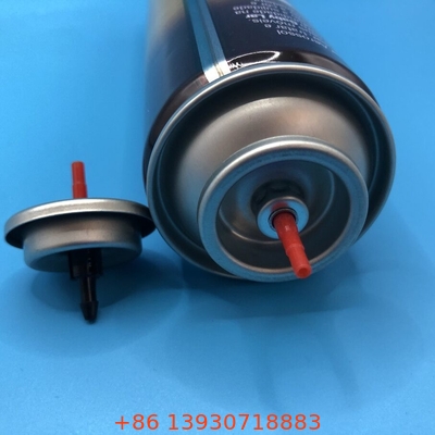 Normal Temperature Gas Lighter Refill Valve with Mounting Cup Down Dimples