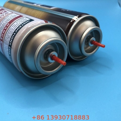 Plastic Butane Gas Stem Red Color and Gas Refill Valve Strict Quality Control System