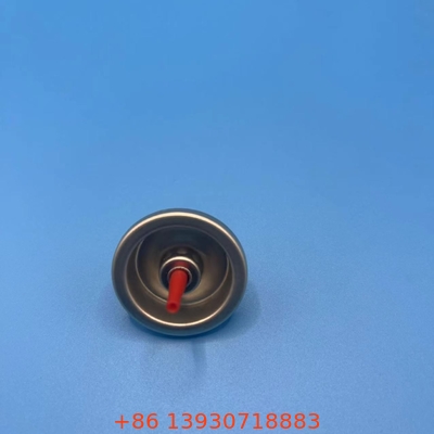 Mounting Cup Lighter Refill Valve Both Sides With Clear Lacquered Tinplate