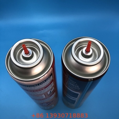 Lighter Gas Refill Butane Gas Lighter Valve with Both Sides Clear Lacquered Tinplate One Inch