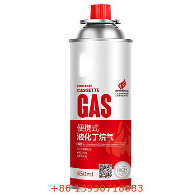 Tinplate Butane Gas Cylinder 65 x 158 mm specifications