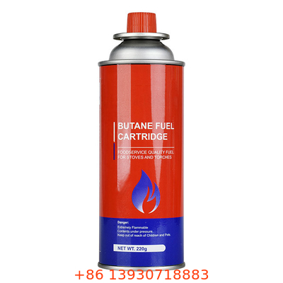 220g Butane Gas Canister 65 X 158 Mm CMYK 4 Color and Panton Color
