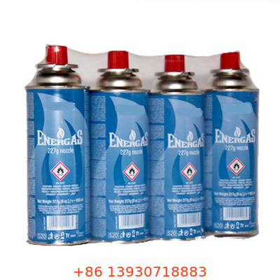 Tinplate Butane Gas Cylinder 65 x 158 mm specifications