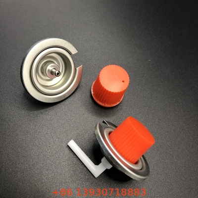 Butane Gas Valve for Fuel of Butane Gas with Tinplate And PP Spring of Stainless Steel