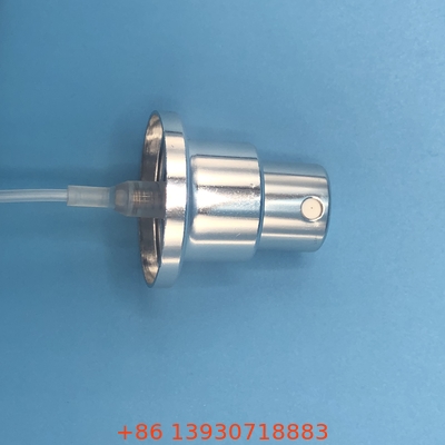 Silver Perfume Pump with a Consistent Controlled Mist Resistant Metallic Finish