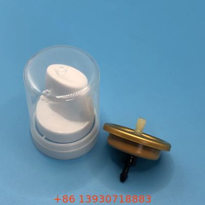 Inverted Aluminum Aerosol Valve Lightweight Aluminum Valve for Hair Mousse