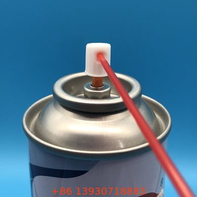 High-Pressure Concentrated Stream Aerosol Spray Valve with Chemical-Resistant Construction for 360-Degree Engine Cleaning