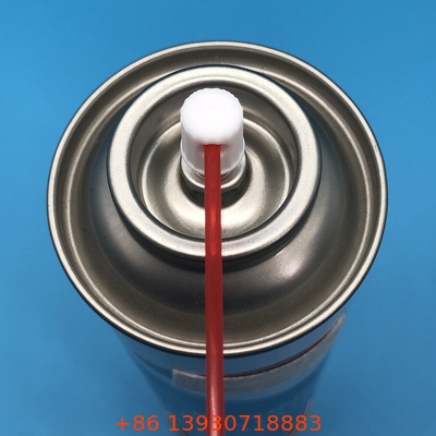 The Carburetor Cleaner Aerosol Valve Delivers a High-Pressure Concentrated Stream of Cleaning Solvent