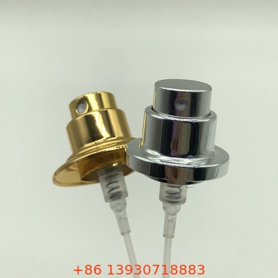 OEM Crimp Top Sprayers for Luxury Fragrance Brands with Gold & Silver Finishes