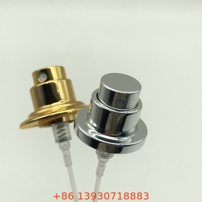 OEM Crimp Top Sprayers for Luxury Fragrance Brands with Gold & Silver Finishes