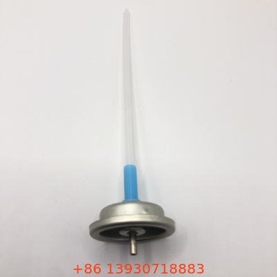 High-Performance Metered Aerosol Valve with Silver Finish for 2-4 Bar Pressure