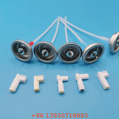 Silver Aluminum Metered Aerosol Valve for Universal Compatibility