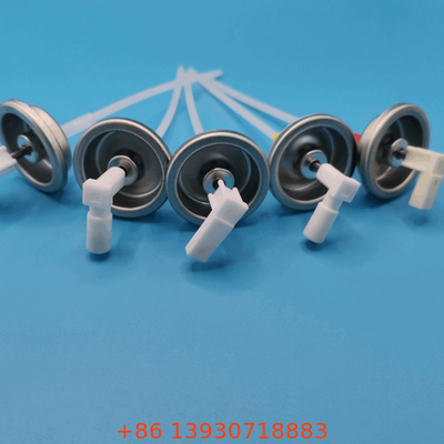 High-Performance Metered Aerosol Valve with Silver Finish for 2-4 Bar Pressure