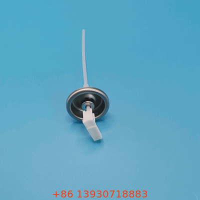 High-Performance Metered Aerosol Valve with Silver Finish for 2-4 Bar Pressure