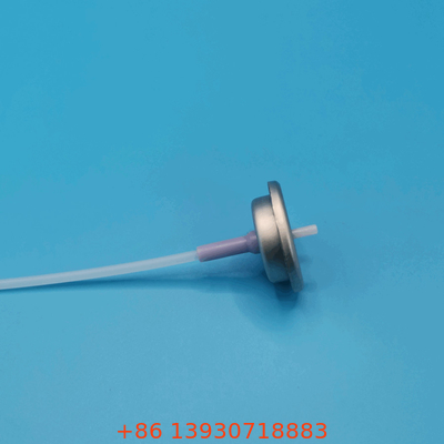 Silver Metered Aerosol Valve with Button Actuator for 0.1-0.2 Ml/s