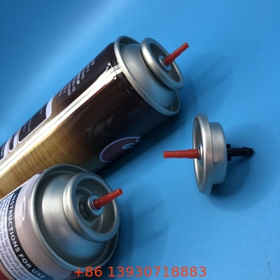 Ergonomic Gas Lighter Refill Valve with Buna Outer Gasket for Strict Control System
