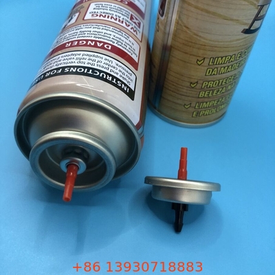 Soltted Housing Gas Lighter Refill Valve with Buna Inner Gasket for Metal And Plastic