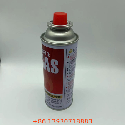 65 X 158 Mm Butane Gas Cylinder for Hot Pot Cooking Equipment