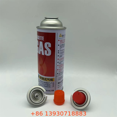 65 X 158 Mm Butane Gas Cylinder for Hot Pot Cooking Equipment