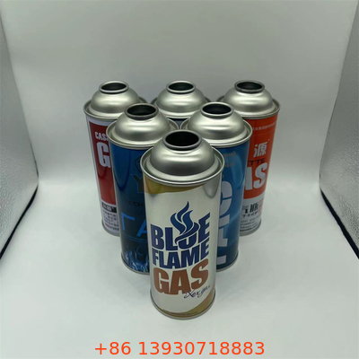 Outdoor Activities Butane Gas Canister with Straight Wall Tinplate