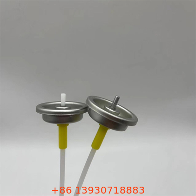 Aluminum Button Actuator Metered Aerosol Valve for Gasket Sealing