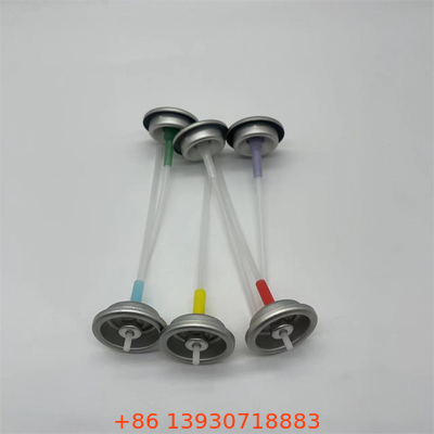 Aluminum Button Actuator Metered Aerosol Valve for Gasket Sealing