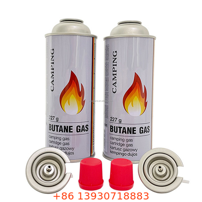 Butane Stove Aerosol Valve with Red Protective Cap and Precision Flow Control Knob