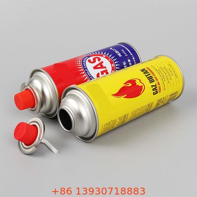 Butane Gas Stove Aerosol Valve with Red Cap for Camping Picnics and Tabletop Cooking