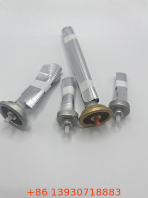 Precision Male Bag on Valve for Cosmetic Mists with Adjustable Spray Patterns