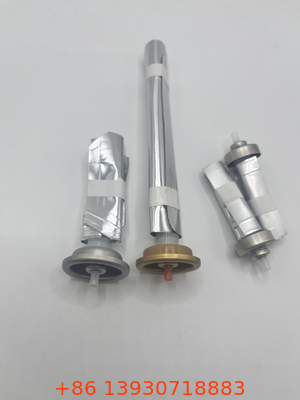 Precision Male Bag on Valve for Cosmetic Mists with Adjustable Spray Patterns