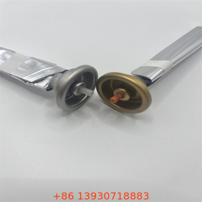 Customized Capacity Silver Cylinder Aerosol Bag On Valve With Leak Proof Plastic