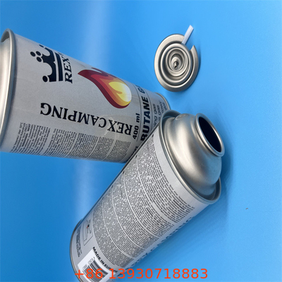 Butane Stove Valve with Red Safety Cover for Portable Camping Stoves