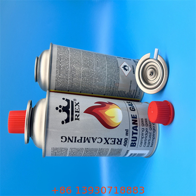 Butane Stove Valve with Red Safety Cover for Portable Camping Stoves