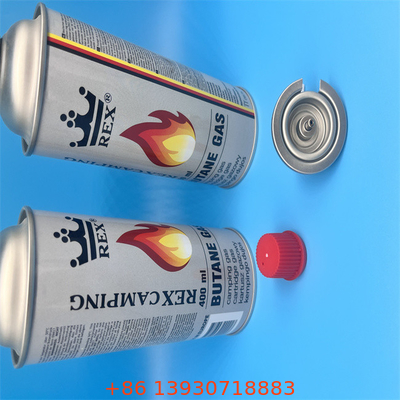 Butane Stove Valve with Red Safety Cover for Portable Camping Stoves