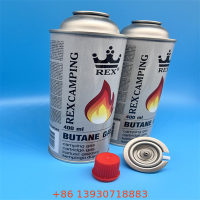 Premium Refillable Butane Gas Canister for Outdoor Cooking and Portable Stoves with Leak-Proof Safety Valve