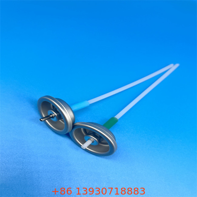 Metered Aluminum Aerosol Valve Single Use Button Actuator Silver Finish Tianjin Sample Available