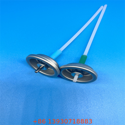 Aluminum Metered  Valve Mist Spray Button Actuator Single Use Silver Finish