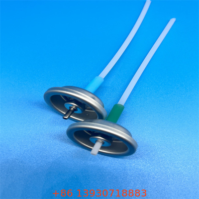 Aluminum Metered  Valve Mist Spray Button Actuator Single Use Silver Finish