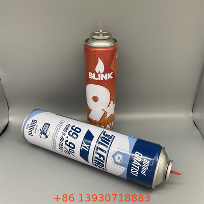 Premium Refillable Aerosol Empty Lighter Cans Universal Butane Fuel Canisters for Utility Lighters