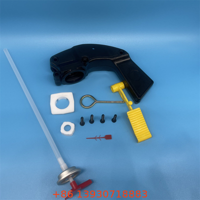 Portable Fire Extinguisher Valve with Long Actuator Lever & Dip Tube