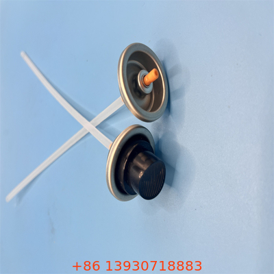 Standard Natural Spray Paint Aerosol Valve Clear Lacquered Tinplate Mounting Cup