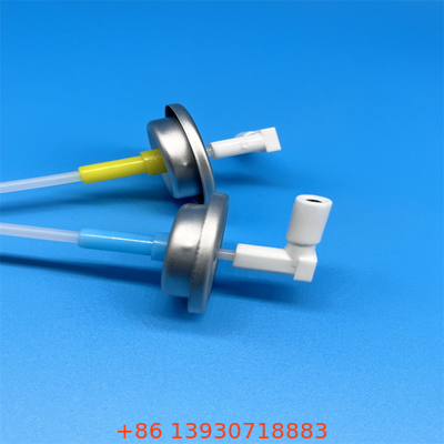 Button Actuated Aluminum actuator for Precise 150mcl Spray Rate