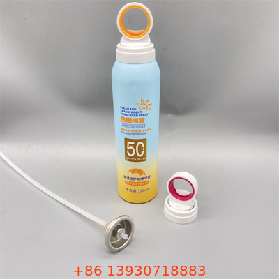 Advanced Sunscreen Bottle with Actuated Valve Enhanced Protection for Sun-Savvy Individuals - Leak-Proof Design