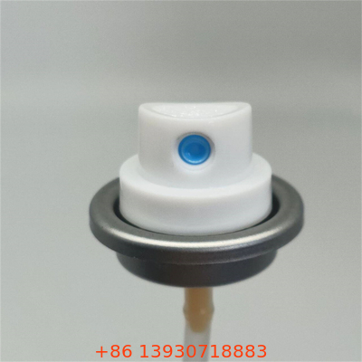 Compact TSA-Compliant Antiperspirant Spray Valve with Actuator for Travel-Size Personal Care Featuring Pressure-Stable Leakproof Design