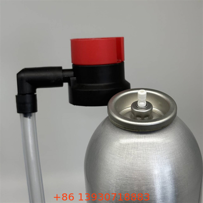 Innovative Tire inflator valve actuator for DIYers with adjustable air flow