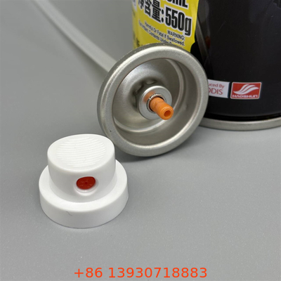 Compact Foam Cleaner Valve for Travelers with Leak-Proof Design