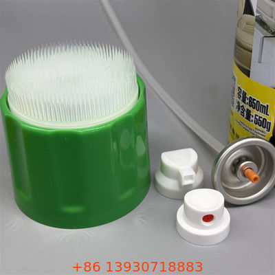 Foam Cleaner Valve And Cap, Aerosol Foam Dispensing Valve Assembly For Household And Industrial Cleaning Spray Application