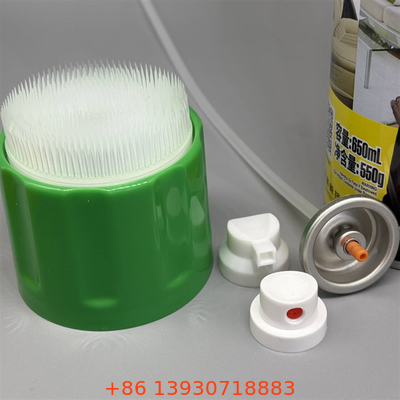 Compact Foam Cleaner Valve for Travelers with Leak-Proof Design